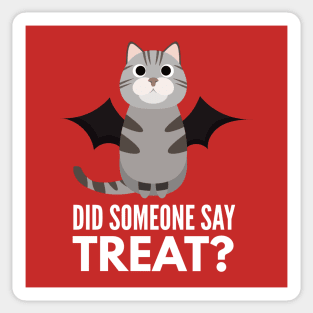 American Shorthair Halloween Trick or Treat Sticker